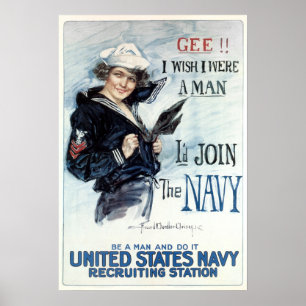 WORLD WAR 1 RECRUITMENT POSTER 1917