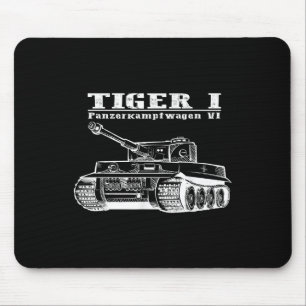 World War 2 A German Tank Tiger I A Panzerkampfwag Mouse Mat