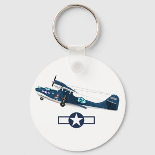 World War 2 American Aeroplanes Key Ring