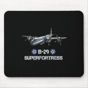 World War 2 American Aircraft Wwii B-29 Superfortr Mouse Mat