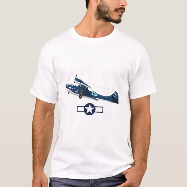 World War 2 American Airplanes T-Shirt (Front)