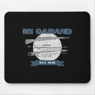 World War 2 Apparel M1 Garand - Uni-adults, Black, Mouse Mat