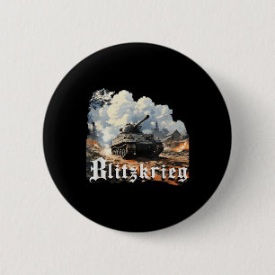 World War 2 Blitzkrieg 6 Cm Round Badge