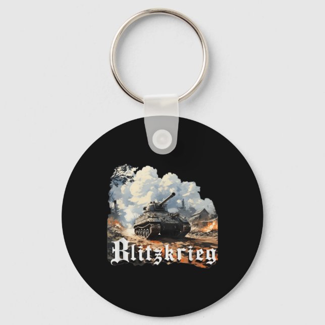 World War 2 Blitzkrieg  Key Ring (Front)