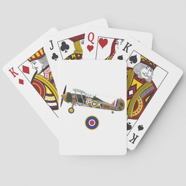 World War 2 British Aeroplanes Playing Cards (Back)