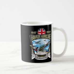 World War 2 British Aircraft Hawker Hurricane Figh Coffee Mug