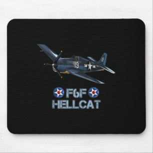 World War 2 F6f Hellcat Fighter Aeroplane  Mouse Mat