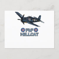 World War 2 F6F Hellcat Fighter Airplane T-Shirt