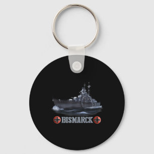 World War 2 German Battleship Bismarck Key Ring