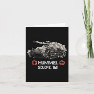 World War 2 German Self Propelled Artillery Hummel Card