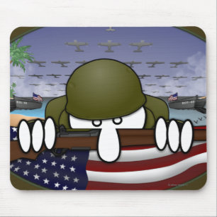 World War 2 Kilroy Mousepad