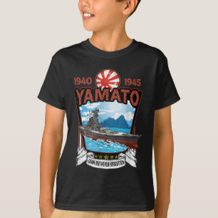 World War 2 Military Japanese Battleship Yamato T-Shirt