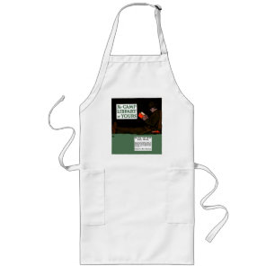 World War I Camp Library 1917 Military Long Apron