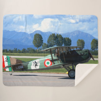 WORLD WAR I FIGHTER SHERPA BLANKET