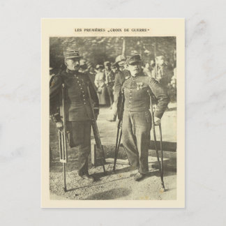 World War I,   First "Croix du Guerre" Postcard