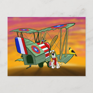 World War I Flying Ace postcard