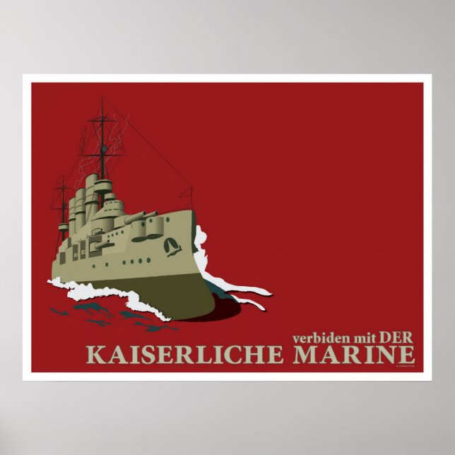 World War I  German Propaganda Poster (Custom) (Front)