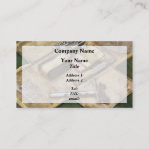 World War I Shaving Kit Business Card