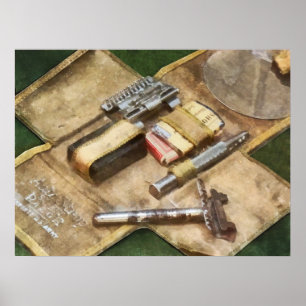 World War I Shaving Kit Poster