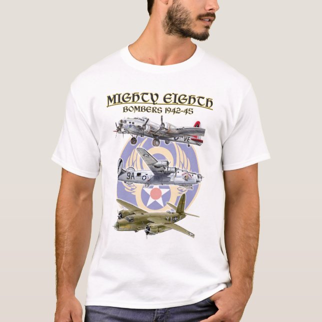 WORLD WAR II 8TH AIR FORCE BOMBERS SHIRT (Front)