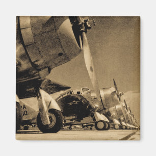 World War II Aeroplanes Magnet
