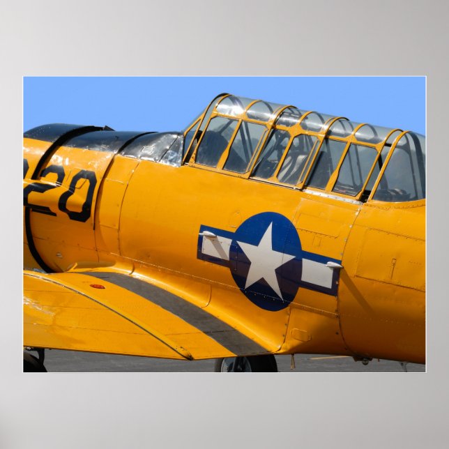 world war II fighter aircraft Poster (Front)