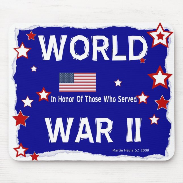 World War II - In Honour - Mousepad (Front)