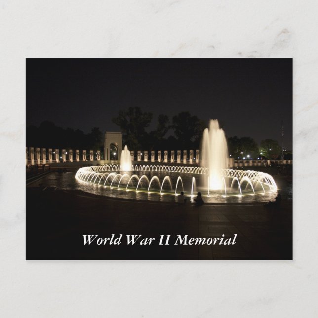 World War II Memorial Postcard (Front)