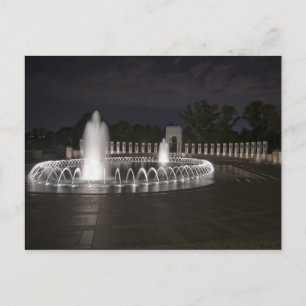 World War II Memorial Postcard