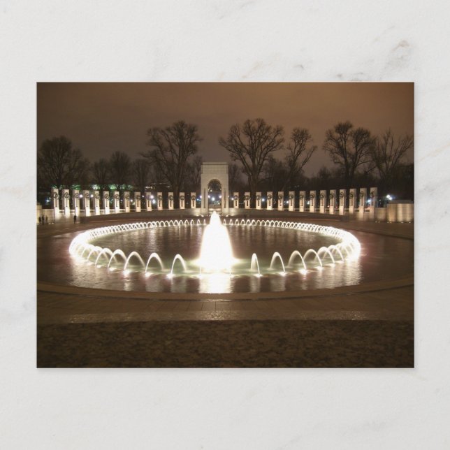 World War II Memorial Postcard (Front)