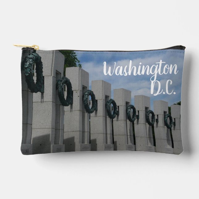World War II Memorial Wreaths I Accessory Pouch (Front)
