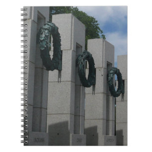 World War II Memorial Wreaths I Notebook
