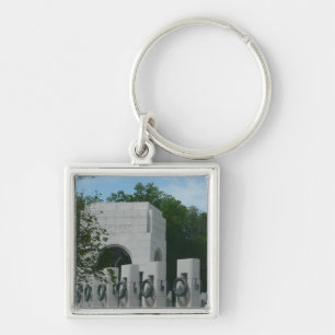 World War II Memorial Wreaths II Key Ring