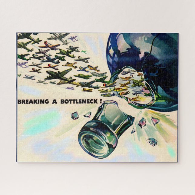 World War II military aviation breaking bottleneck Jigsaw Puzzle (Horizontal)