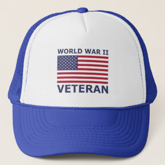 WORLD WAR II VETERAN TRUCKER HAT