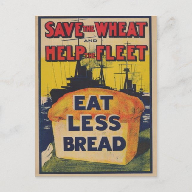 world war l propaganda artwork postcard (Front)
