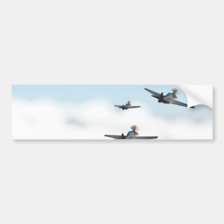 World War Two Aeroplanes Bumper Sticker