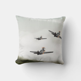 World War Two Aeroplanes Cushion