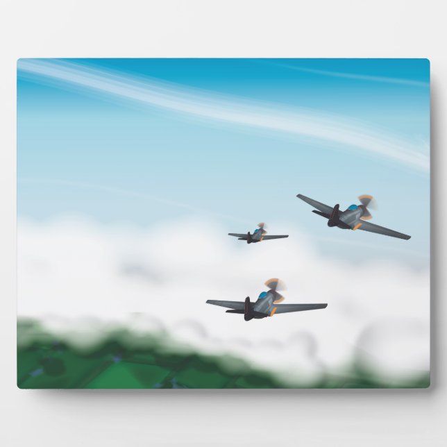 World War Two Aeroplanes Plaque (Front)