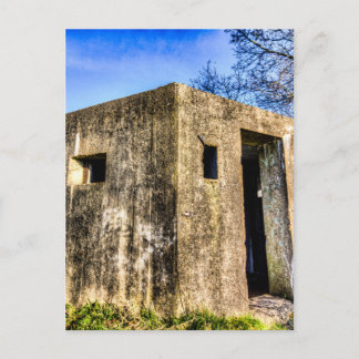 World War Two Bunker Postcard