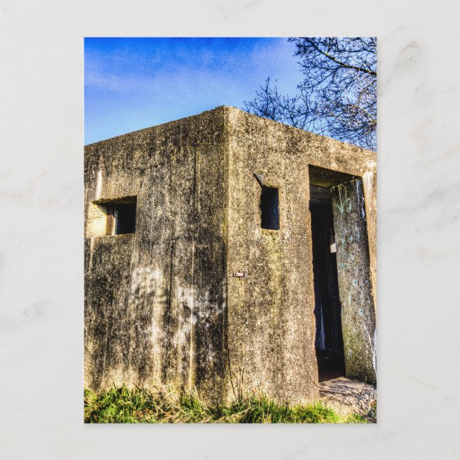 World War Two Bunker Postcard (Front)