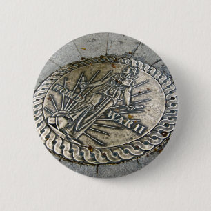 World War Two Emblem, Washington D.C. 6 Cm Round Badge