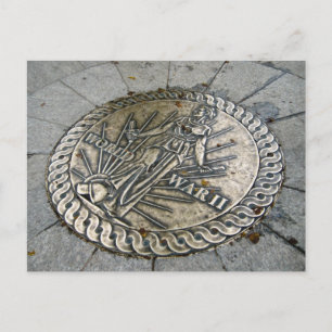 World War Two Emblem, Washington D.C. Postcard