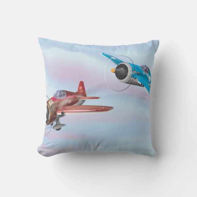 World War Two Fighter Aircraft Cushion (Front)