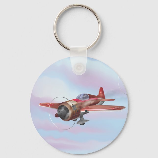 World War Two Fighter Aircraft Key Ring (Front)