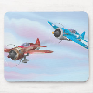 World War Two Fighter Aircraft Mouse Mat