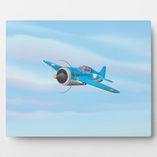 World War Two Fighter Aircraft Plaque (Front)