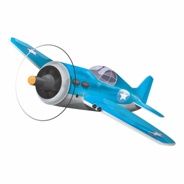 World War Two Fighter Aircraft Standing Photo Sculpture (Front)