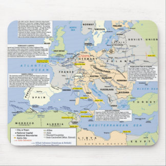 World War Two in Europe Mousemat