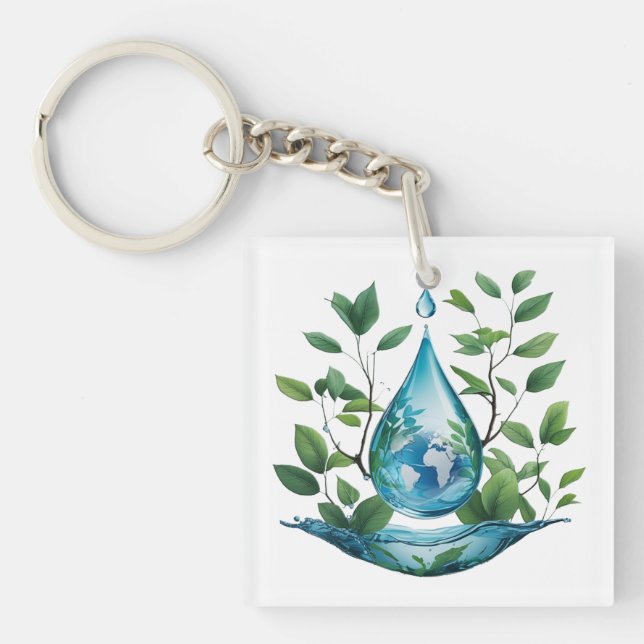 World Water Day Key Ring (Front)